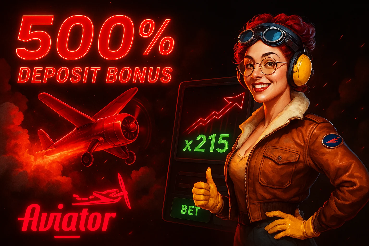 Logotipo oficial de Aviator Diseño gráfico con el logotipo Aviator en rojo sobre fondo oscuro. Estética limpia y reconocible, ideal para branding.